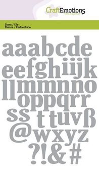 Stans alfabet kleine letters card 10.5x14.8cm p/st