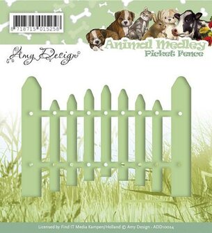 Stans Animal Medley Picket Fence p/st