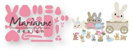 Stans Collectable Eline`s baby konijntje 15x21cm p/st