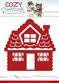 Stans Cozy Christmas Gingerbread House p/st