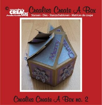 Stans nr.02 6-kantig doosje 7x14cm p/st create A Box