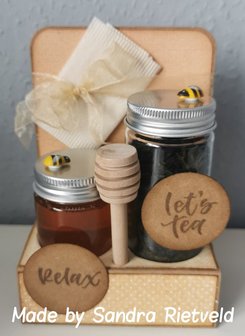 Honingpakket Sandra met honingdraaiers 