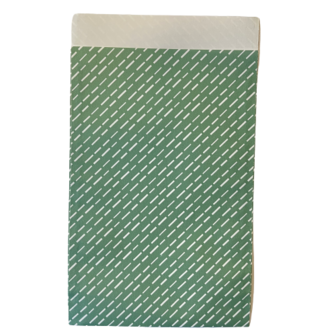 Papieren zakken Zakken groen streepjes 12x19cm p/25st12x19cm p/25st groen