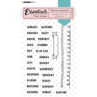 Clear stamp nr.513 planner essentials A6 p/st