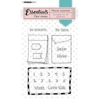 Clear stamp nr.510 planner essentials A6 p/st