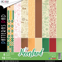 Paper pad Neverland 30.5x30.5cm p/8vel