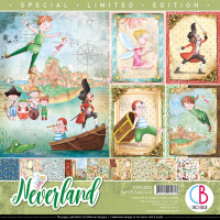 Paper pad Neverland 30.5x30.5cm p/12vel