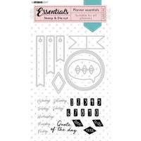 Clear stamp &amp; stans nr.51 Planner Essentials A6 p/st Rectangle 