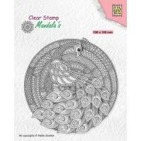 Clear stamp Mandala - Pauw p/st