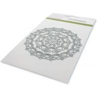 Stans border rond magic flower Card 10.5x14.8cm p/st