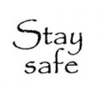 Stamp stay safe 15x15mm p/st rubber unmounted