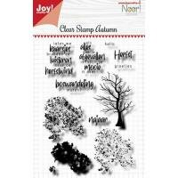 Clear stamp Noor Autumn tree A6 p/st