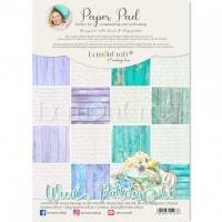 Paper Pad A4 Wood Patterns nr.03 paars p/14vel