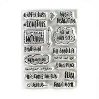 Clear stamp Destination Phrases