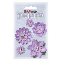 Bloemen lavendel assorti 2-5cm p/5st