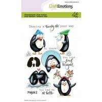 Clear stamps A6 Penguin2 Iglo p/st