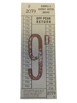 Tickets Off peak 4x11cm p/10st