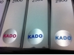 KADO Etiketten p/20st zilver/lichtblauw