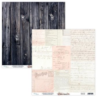 Scrappapier Dear diary Brieven 30.5x30.5cm p/vel