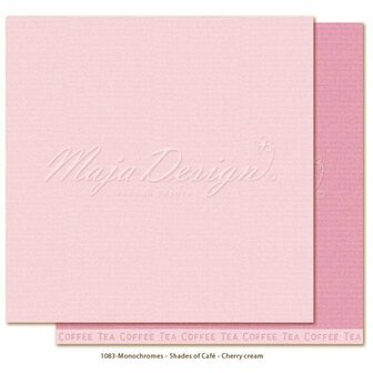 Scrappapier 30.5x30.5cm roze p/vel monochromes Shades of Cafe