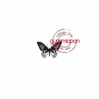 Stamp rubber unmounted vlinder recht 38x23mm p/st
