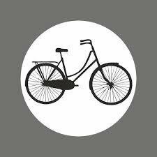 Stickers fiets p/100st 40mm wit/zwart