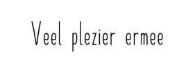 Stamp veel plezier ermee 3.5x0.7cm p/st rubber unmounted