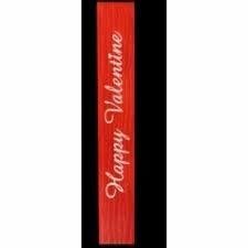 Lint rood/wit valentine 20mm p/50mtr Papierlint
