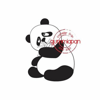 Stamp panda 46x59mm p/st rubber unmounted