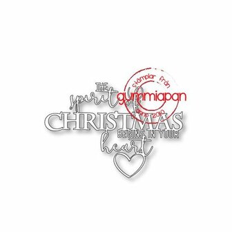 Stans the spirit of christmas 90x62mm p/st