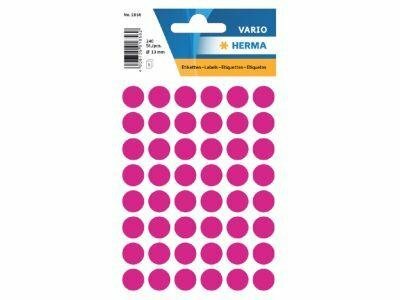 Stickers Herma Rond 12mm p/240st roze