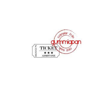 Stamp ticket 56x27mm p/st rubber unmounted