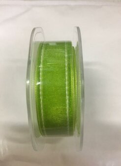 Lint groen 22mm p/20mtr stitch 