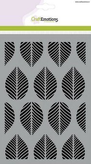 Mask stencil patroon ornament bladeren a5 p/st