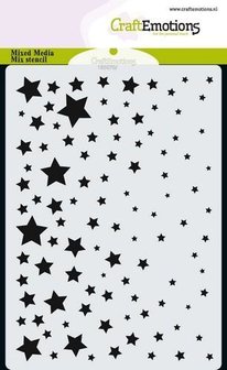 Mask stencil sterrenhemel A6 p/st