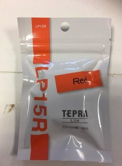 Masking tape rood Tepra lite printer p/4m