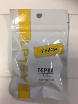 Masking tape geel Tepra lite printer p/4m
