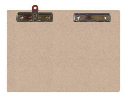 MDF Clipboard Double pen and normal a5 p/st
