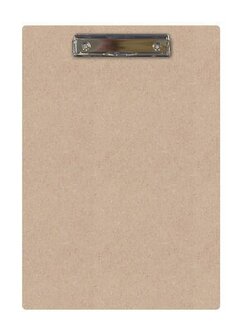 MDF Clipboard with normal clip A4 p/st