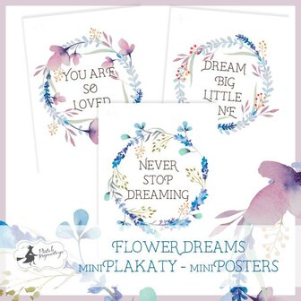 Mini poster set Flower Dreams p/set