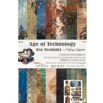 Paper pad 20.3x30.5cm age of Technology p/14vel