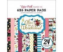Paper pad 15x15cm Alice in Wonderland p/24vel