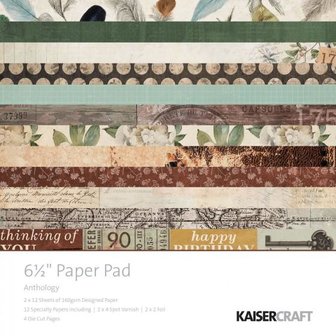 Paper pad Anthology 16.5x16.5cm p/set