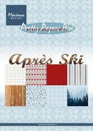 Paper pad 15x21cm Apres ski p/set