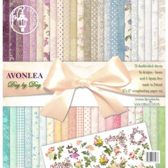 Paper pad Avonlea day by day bonus 30.5x30.5cm p/32vel