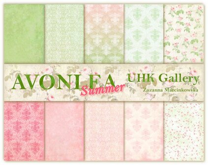Paper pad Avonlea in summer 30.5x30.5cm p/6vel
