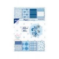 Paper pad 15x21cm Blue bloc p/32vel