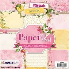 Paper pad Celebrate Spring nr.51 15x15cm p/36vel