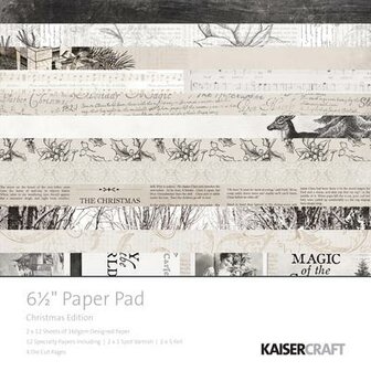 Paper pad Christmas Edition 15x15cm p/24vel