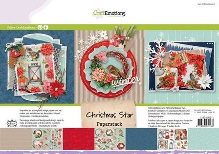 Paper pad Christmas Star A4 p/11vel